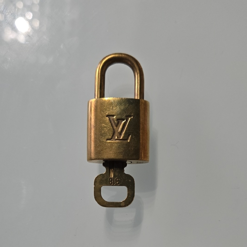 Louis Vuitton Brass Padlock with Key